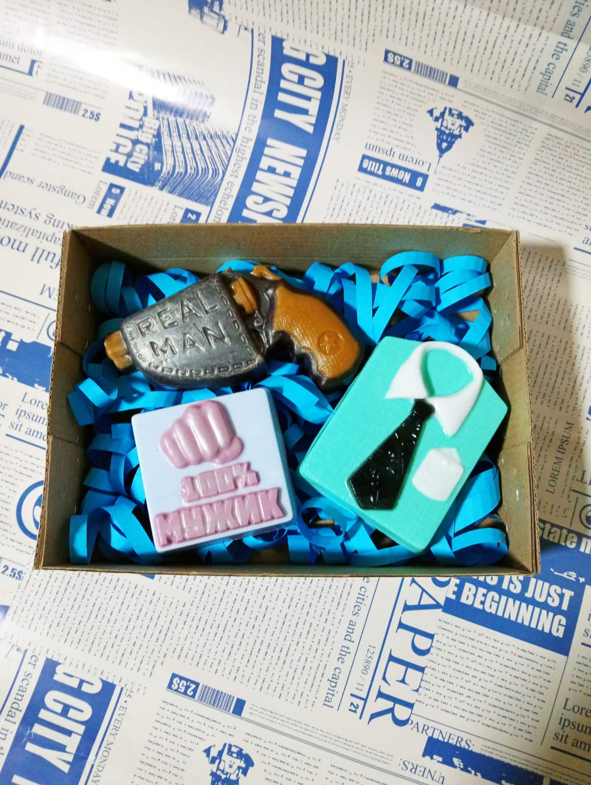 Set din săpun Bărbat Adevărat